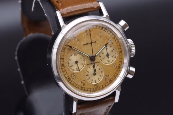 Movado M95 Chronograph “Sunray” pusher - Image 11