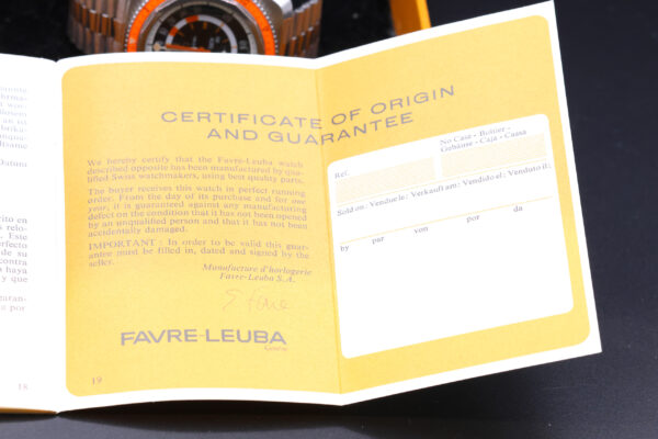 Favre Leuba "Bathy 160" - Bild 16